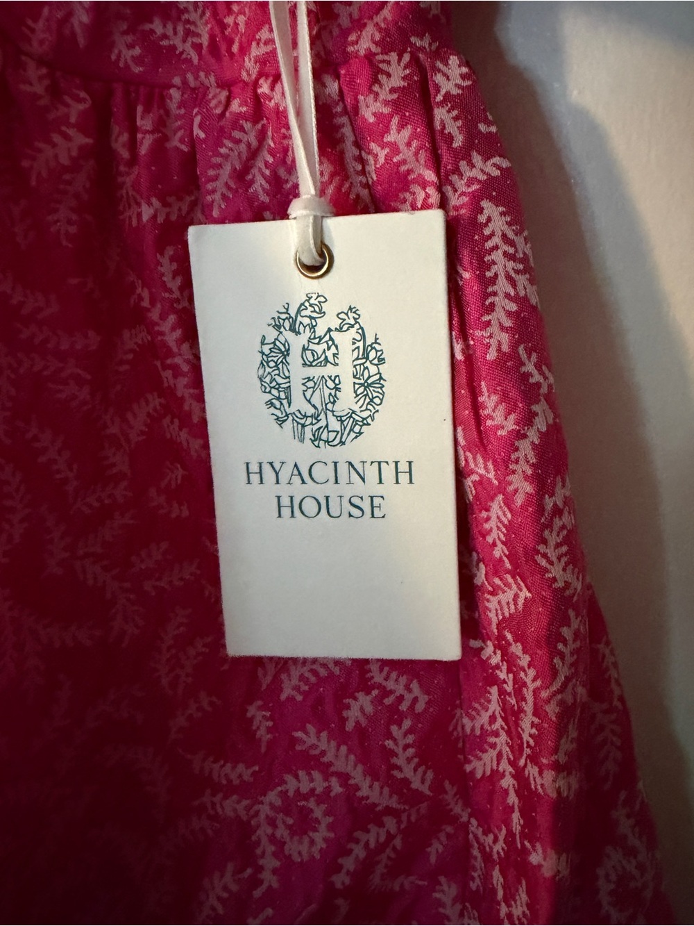 NWT Hyacinth House Pink Tiered Puff-Sleeve Dress, Size XS - Picture 4 of 5
